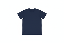 Navy Cotton t shirt full front unfolded